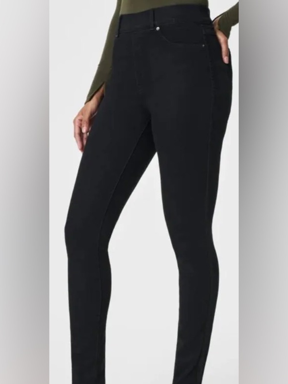 Spanx black Jean leggings